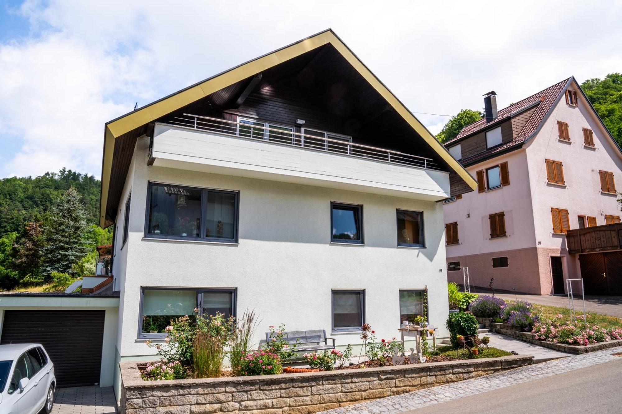 Laendliche 2-Zimmer Wohnung Bad Ditzenbach Exterior photo